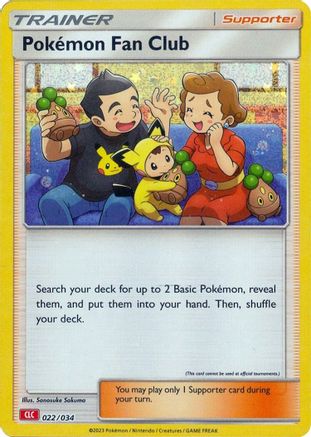 Pokemon Fan Club (CLC) (022) [Trading Card Game Classic] Holofoil - Classic Collection