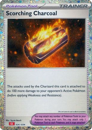 Scorching Charcoal (026) [Trading Card Game Classic] Holofoil - Classic Collection