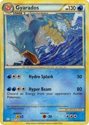 Gyarados (007) [Trading Card Game Classic] Holofoil - Classic Collection