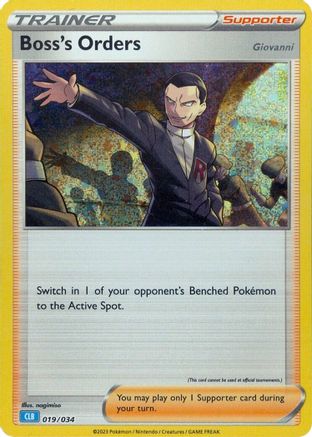 Boss's Orders (CLB) (019) [Trading Card Game Classic] Holofoil - Classic Collection