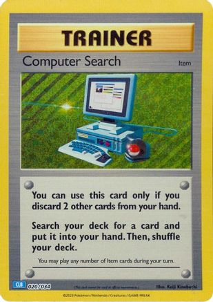 Computer Search (CLB) (020) [Trading Card Game Classic] Holofoil - Classic Collection