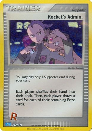 Rocket's Admin. (CLB) (027) [Trading Card Game Classic] Holofoil - Classic Collection