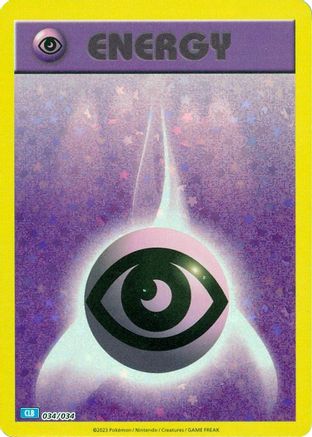 Basic Psychic Energy (034) [Trading Card Game Classic] Normal - Classic Collection