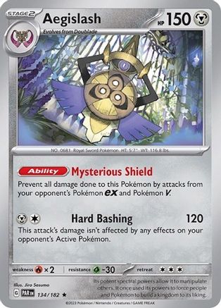 Aegislash (Non-Holo) 134/182  Deck Exclusives - Rare
