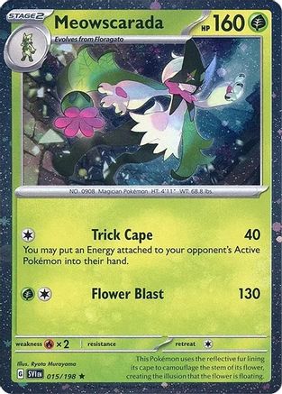Meowscarada (Cosmos Holo) (015/198) [Miscellaneous Cards & Products] Holofoil - Rare