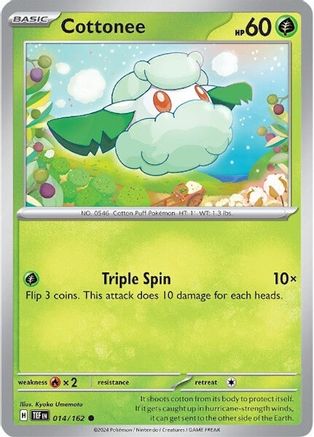 Cottonee 014/162  SV05 Temporal Forces - Common