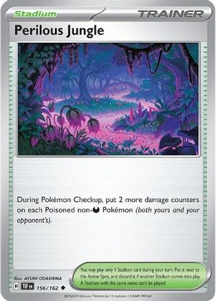 Perilous Jungle 156/162  - Reverse Holofoil SV05 Temporal Forces - Uncommon