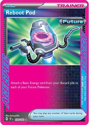 Reboot Pod 158/162  - Holofoil SV05 Temporal Forces - ACE SPEC Rare