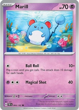 Marill 064/162  SV05 Temporal Forces - Common
