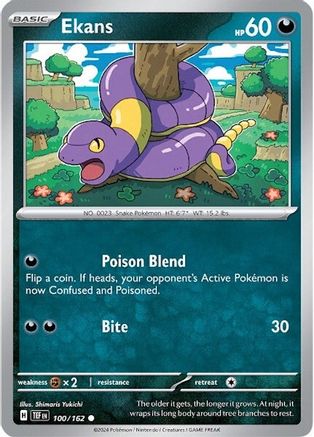 Ekans 100/162  SV05 Temporal Forces - Common