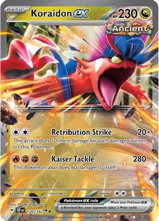Koraidon ex 120/162  - Holofoil SV05 Temporal Forces - Double Rare
