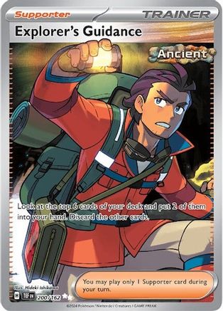 Explorer's Guidance 200/162  - Holofoil SV05 Temporal Forces - Ultra Rare