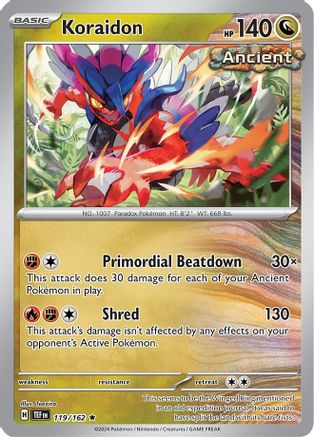 Koraidon (119/162) [Deck Exclusives] Normal - Rare