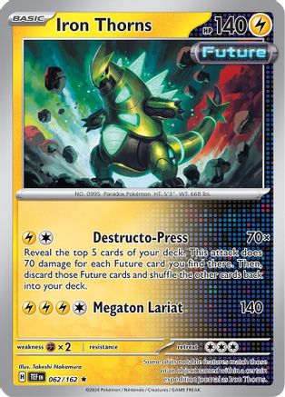 Iron Thorns (062/162) [Deck Exclusives] Normal - Rare
