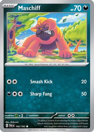 Maschiff (Cosmos Holo) 142/193  - Holofoil Miscellaneous Cards & Products - Common