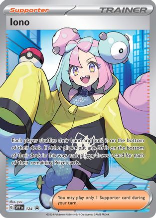Iono (124) [SV Scarlet & Violet Promo Cards] Holofoil - Promo