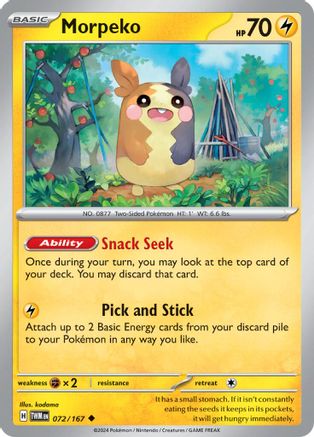 Morpeko 072  SV06 Twilight Masquerade - Uncommon