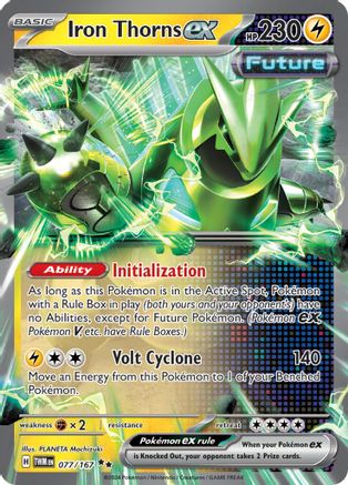 Iron Thorns ex (077/167) [SV06 Twilight Masquerade] Holofoil - Double Rare