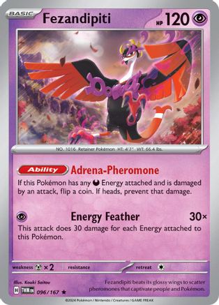Fezandipiti (096) [SV06 Twilight Masquerade] Reverse Holofoil - Rare