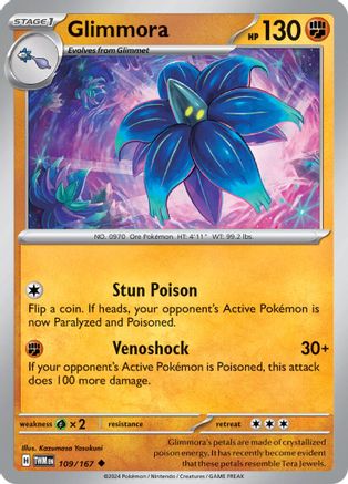 Glimmora (109) [SV06 Twilight Masquerade] Reverse Holofoil - Uncommon