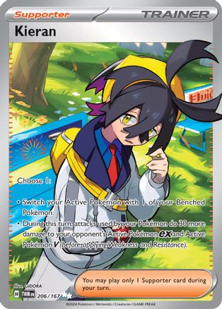 Kieran (206/167) [SV06 Twilight Masquerade] Holofoil - Ultra Rare