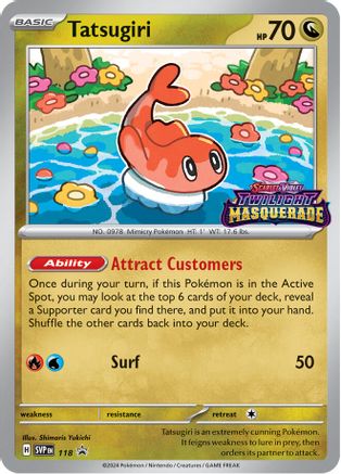 Tatsugiri (118) [SV Scarlet & Violet Promo Cards] Holofoil - Promo