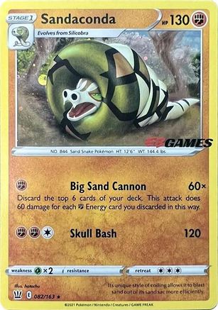 Sandaconda (EB Games Exclusive) (082/163) [Miscellaneous Cards & Products] Holofoil - Promo