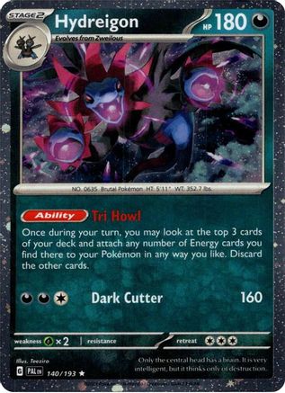 Hydreigon (Cosmos Holo) (140) [Blister Exclusives] Holofoil - Rare