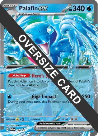 Palafin ex 126  - Holofoil Jumbo Cards - Promo