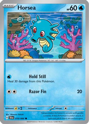 Horsea 010/064  SV Shrouded Fable - Common