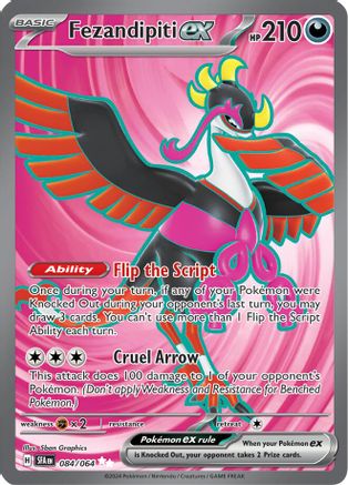 Fezandipiti ex 084/064  - Holofoil SV Shrouded Fable - Ultra Rare