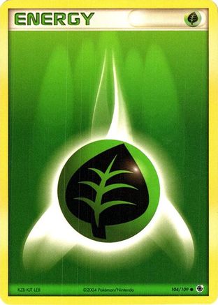 Grass Energy (No E-Reader) (104/109) [Deck Exclusives] Normal - Common