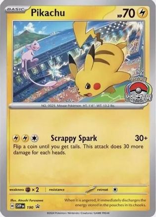 Pikachu (190) [SV Scarlet & Violet Promo Cards] Normal - Promo
