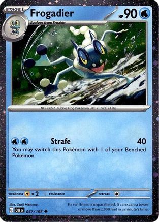 Frogadier (Cosmos Holo) (057/197) [Miscellaneous Cards & Products] Holofoil - Promo