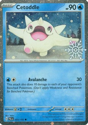 Cetoddle (Holiday Calendar) (053/193) [Miscellaneous Cards & Products] Holofoil - Common