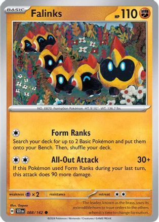 Falinks 088/142  - Reverse Holofoil SV07 Stellar Crown - Common