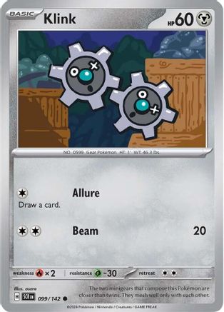 Klink 099/142  SV07 Stellar Crown - Common