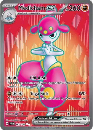 Medicham ex 161/142  - Holofoil SV07 Stellar Crown - Ultra Rare
