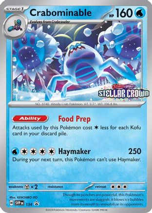 Crabominable (134) [SV Scarlet & Violet Promo Cards] Holofoil - Promo