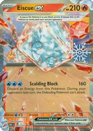 Eiscue ex (Holiday Calendar) (042) [Miscellaneous Cards & Products] Holofoil - Double Rare