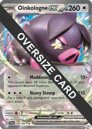 Oinkologne ex 158/198  - Holofoil Jumbo Cards - Double Rare