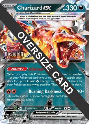 Charizard ex (125/197) [Jumbo Cards] Normal - Double Rare