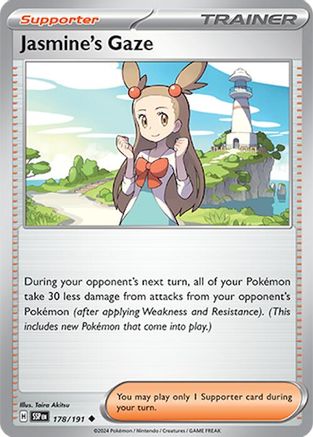 Jasmine's Gaze 178/191  SV08 Surging Sparks - Uncommon