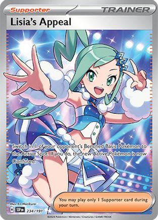 Lisia's Appeal (234/191) [SV08 Surging Sparks] Holofoil - Ultra Rare