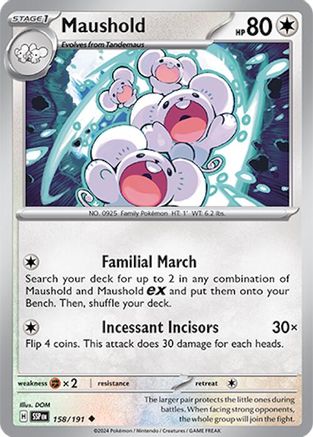 Maushold 158/191  SV08 Surging Sparks - Uncommon