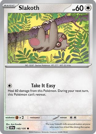 Slakoth 145/191  SV08 Surging Sparks - Common