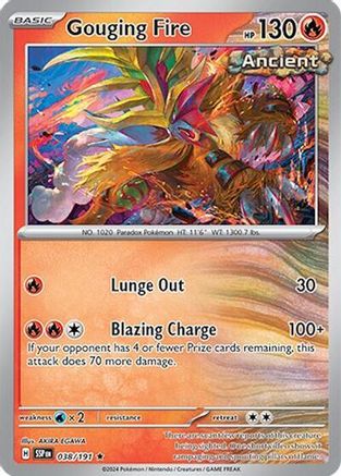 Gouging Fire (038/191) [Deck Exclusives] Normal - Rare