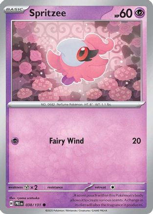 Spritzee 038/131  SV Prismatic Evolutions - Common