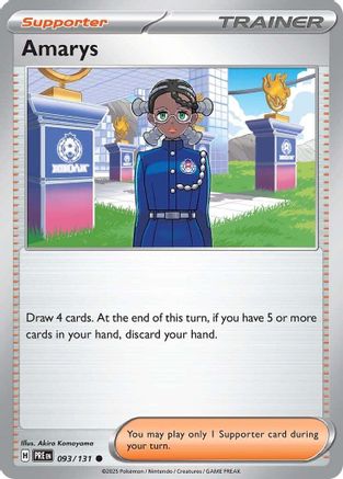 Amarys (093/131) [SV Prismatic Evolutions] Reverse Holofoil - Common