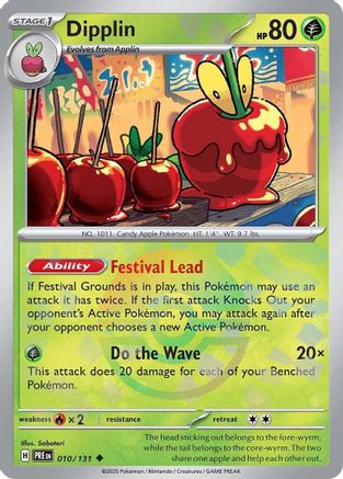 Dipplin (Poke Ball Pattern) 010/131  - Holofoil SV Prismatic Evolutions - Uncommon
